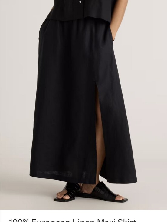 Quince Dresses & Skirts - NWOT Quince Linen European Maxi Skirt Large